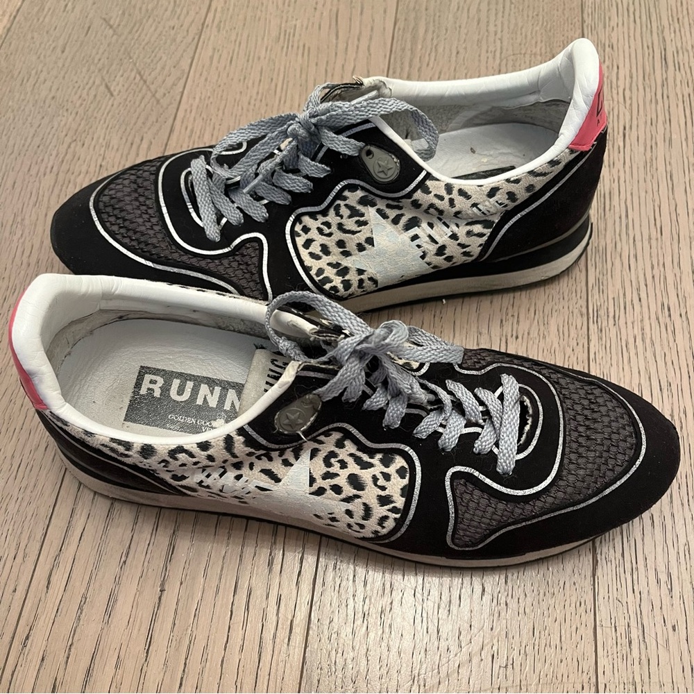 Golden Goose running athletic dept animal print sneakers size 39 - Picture 10 of 10
